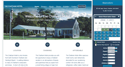 Desktop Screenshot of chathammotel.com